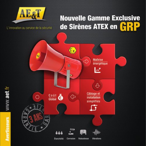 Brochure Nouvelle Gamme de Sirènes ATEX SIL2 GRP