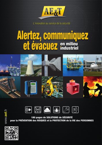 Catalogue AE&T 2014: Alertez, communiquez et évacuez en milieu industriel