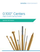 0.100” Centers High Current Spring Probes