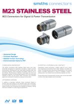 M23 Circular S Series & L Series - Stainless Steel