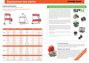 Outillage hydraulique haute pression et systèmes pour l?industrie - 10