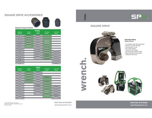 TWSD: Square Drive Torque Wrench