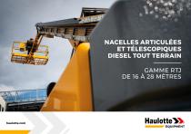 Nacelles articulées et télescopiques diesel tout-terrainN