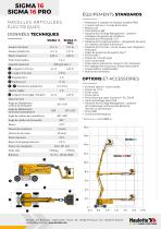 SIGMA 16 Fiche technique - 2