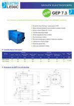 Groupe électropompe GEP 7.3 - 1