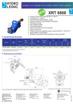 Pompe double débit XRT6868