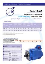 Pompes à cylindrée variable TXVA - 1