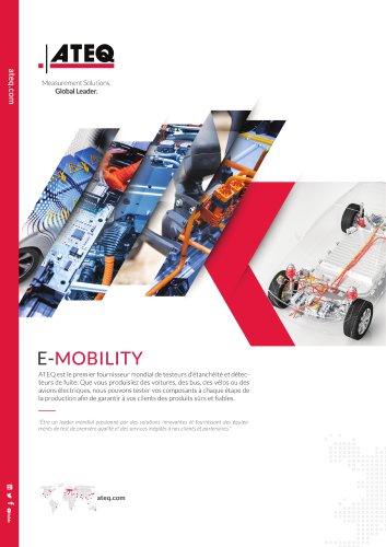 BROCHURE E-MOBILITY