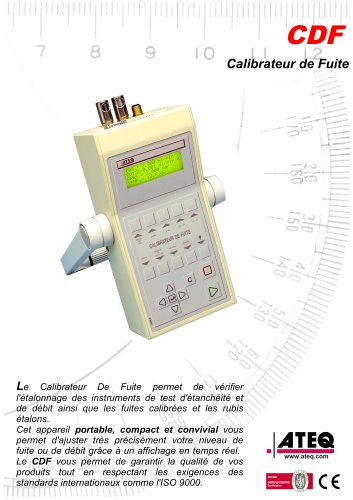 Calibrateur de Fuites pour testeur étanchéité