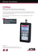 Calibrateur de pression : CDP60