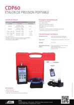 Calibrateur de pression : CDP60-2