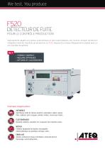 Contrôle étanchéité détecteur de fuite : F520 - 1