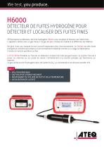 Détecteur de fuite hydrogène | H6000