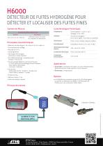 Détecteur de fuite hydrogène | H6000-2