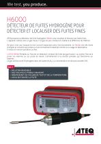 Détecteur de fuite hydrogène | H6000