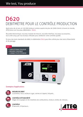 Mesure de débit | D620