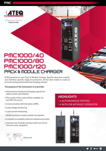 PACK & MODULE CHARGER | PMC 1000