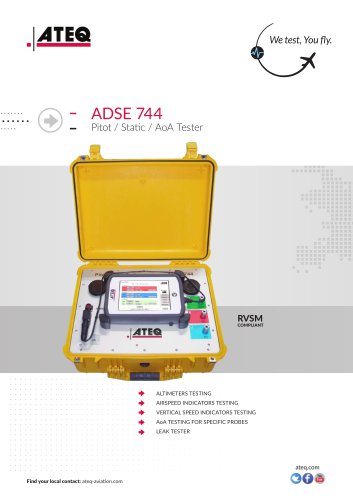 PITOT STATIC TESTER ADSE 744