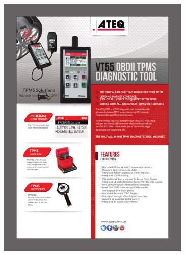 TPMS TOOLS VT55 OBDII