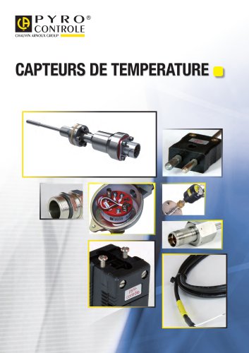 Catalogue Capteurs de température 2013