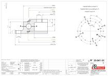 L-shaped profile slewing rings without gear