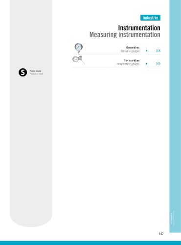 Industrie : Instrumentation