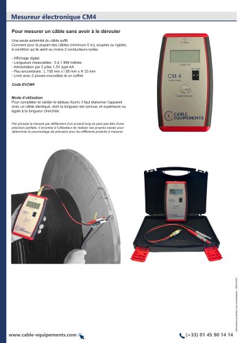 Mesureur électronique CM4