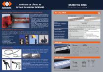 Barrettes INOX - Marquage à façon par LASER et EMBOSSAGE - 2