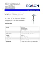 Spring ferrule RTD temperature sensor-TM1407