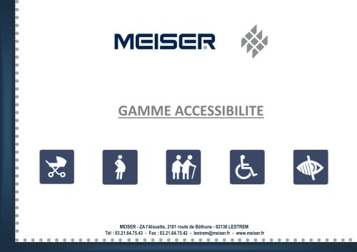 Gamme accessibilité