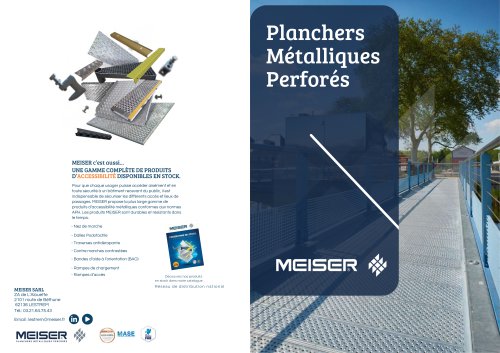 Planchers métalliques perforés MEISER