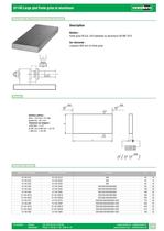 01140 Large plat Fonte grise et aluminium - 1