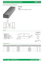 01160 Bloc rectangulaire Fonte grise et aluminium - 1