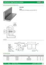 01440 Profil en L inégal Fonte grise et aluminium - 1