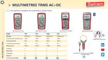 SEFRAM INSTRUMENTS La maîtrise de la mesure - 12