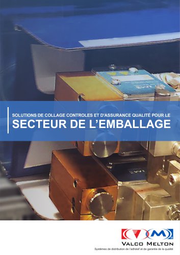 Solutions d'inspection de la qualité et de collage pour le secteur de l'emballage