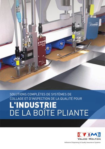 Systèmes de collage et d’assurance qualité pour l’industrie de la boîte pliante