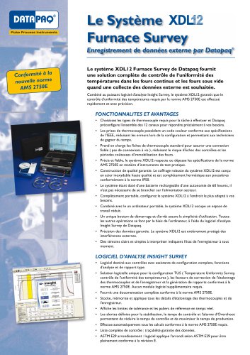 Le Système XDL12 Furnace Survey