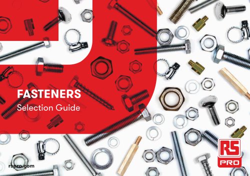 RS PRO Fasteners Selection Guide