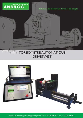 Banc de torsion automatique Drivetwist