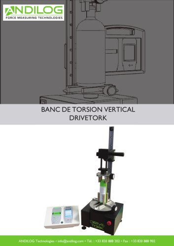 Banc de torsion vertical