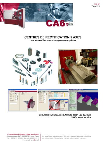 rectifieuse cylindrique CNC 5 axes 