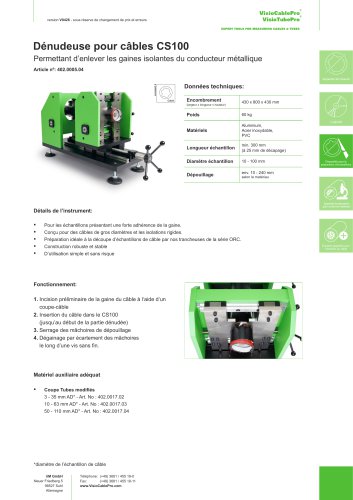 Fiche CS100