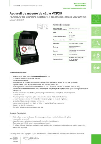 Fiche VCPX5