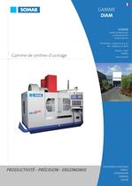 Gamme de centres d'usinage - 1