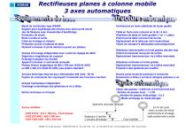 Rectifieuse plane conventionnelle - 2