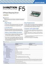 SANMOTION F5 5-phase Stepping Drivers