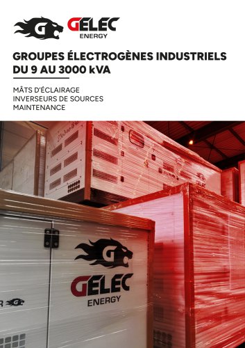 Groupes électrogènes GELEC Energy