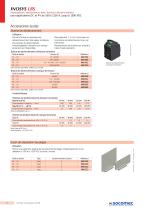 Extrait catalogue : INOSYS LBS Interrupteurs-sectionneurs avec fonction déclenchement de 160 à 1250 A, jusqu’à 1500 VDC Applications DC et PV - 8