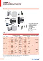 Extrait catalogue : INOSYS LBS Interrupteurs-sectionneurs avec fonction déclenchement de 160 à 800 A, jusqu’à 1000 VAC Applications AC - 4